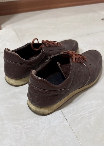 Kahverengi Minimalist Erkek Ayakkabı Bağcığı Cz london 43 - Görsel 2