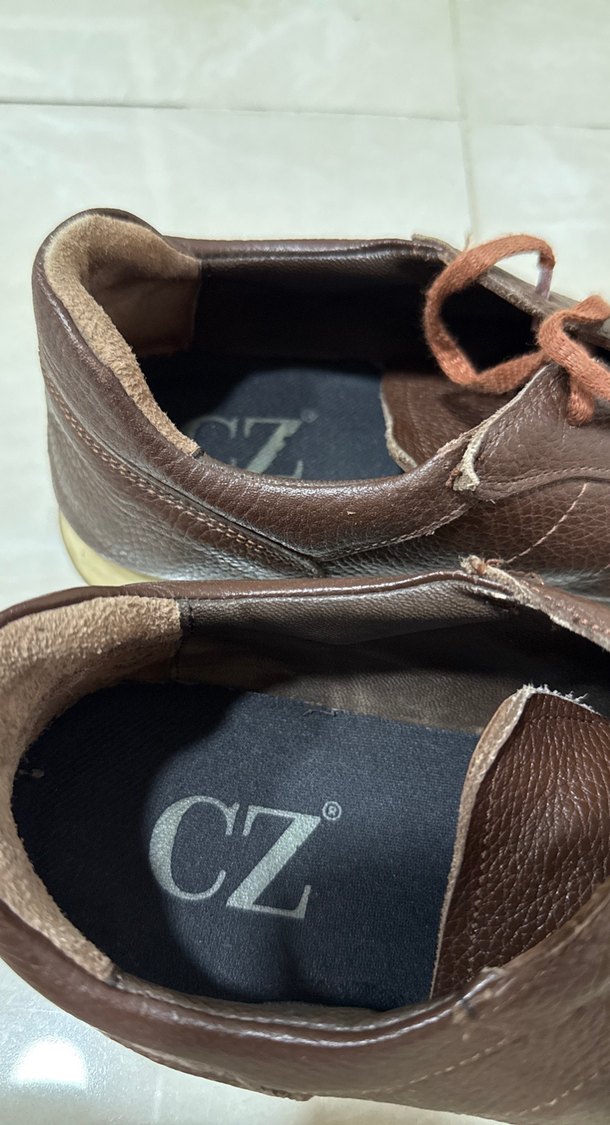 Kahverengi Minimalist Erkek Ayakkabı Bağcığı Cz london 43 - Görsel 3