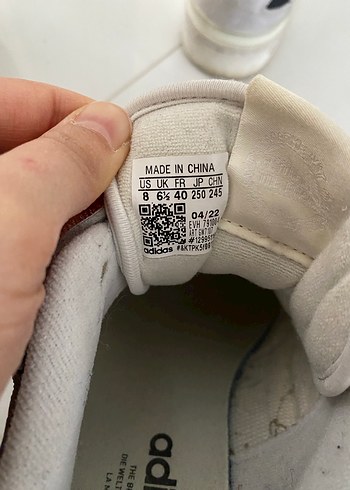 Adidas kadın beyaz sneaker - Görsel 3