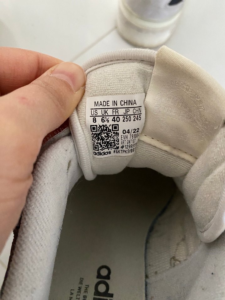 Adidas kadın beyaz sneaker - Görsel 3