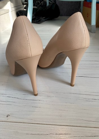 Elle Bej Stiletto Topuklu Kadın Ayakkabı 40 - Görsel 3