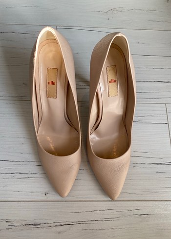 Elle Bej Stiletto Topuklu Kadın Ayakkabı 40 - Görsel 2