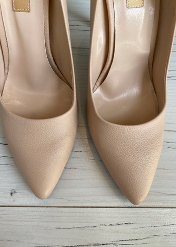 Elle Bej Stiletto Topuklu Kadın Ayakkabı 40 - Görsel 6