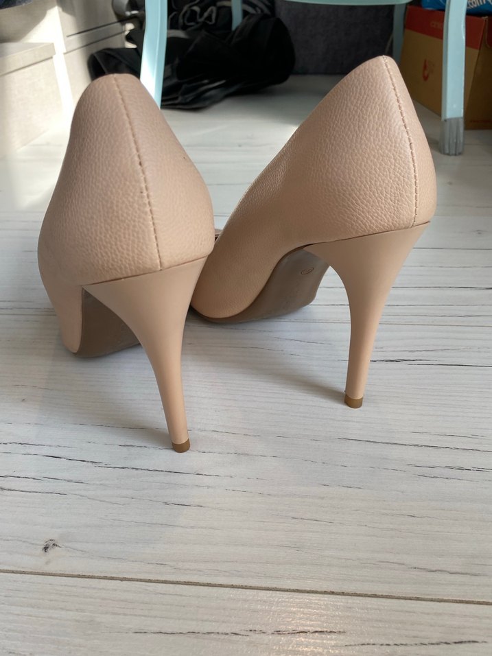 Elle Bej Stiletto Topuklu Kadın Ayakkabı 40 - Görsel 3