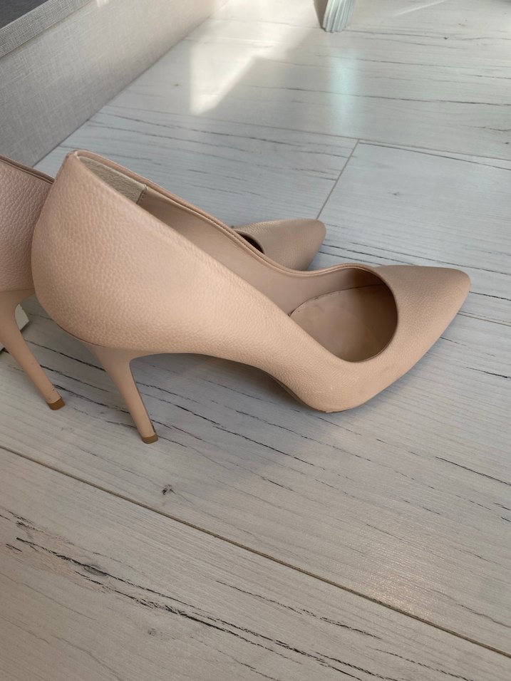 Elle Bej Stiletto Topuklu Kadın Ayakkabı 40 - Görsel 4