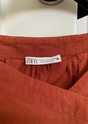 Zara farklı tasarımda gömlek - bluz - tunik - Görsel 3