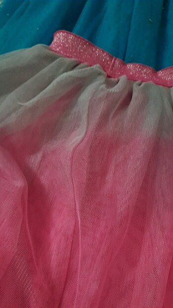 LC Waikiki Etek tül mavi ve pembe 8 9 yaş