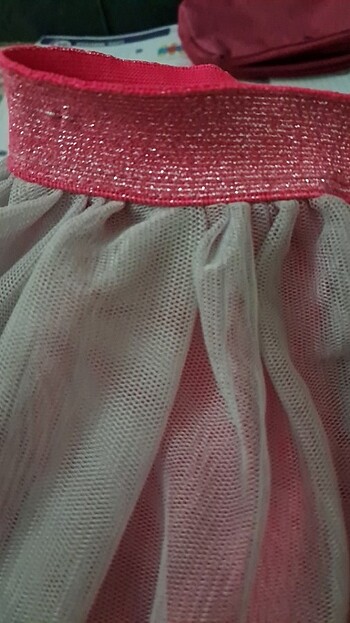 8 Yaş Beden mavi Renk Etek tül mavi ve pembe 8 9 yaş