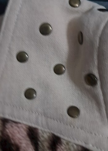 Kahverengi Leopar Desenli Çocuk yeleği - Görsel 3