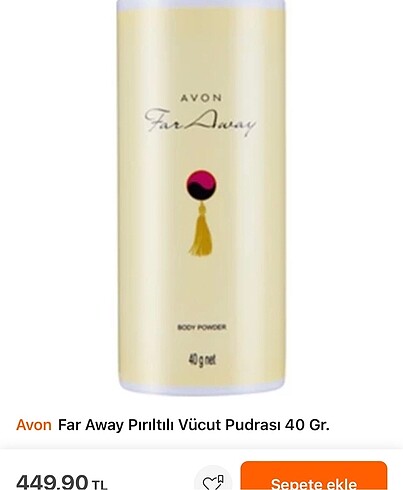 Avon farmasi pudra for away
