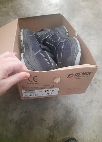 42 Beden lacivert Renk Çelik burun iş ayakkabısı