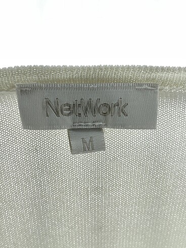 m Beden beyaz Renk Network Bluz %70 İndirimli.