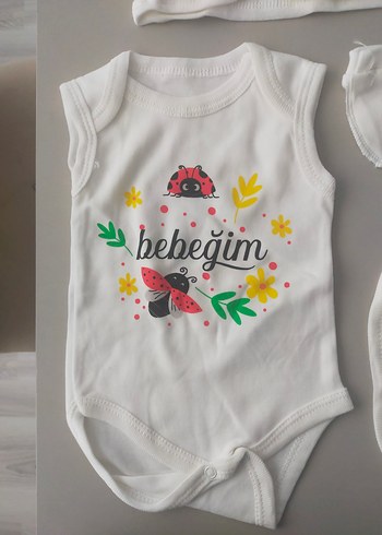 Yenidoğan Beden Bebek Kız Beyaz Hastane Çıkışı