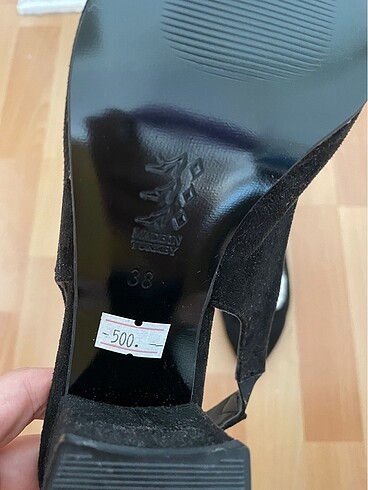 38 Beden siyah Renk Zara ayakkabı