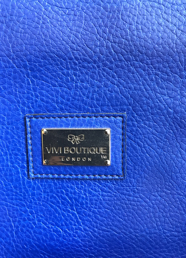 Lacivert kol çantası  - Görsel 2