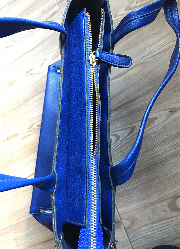 Lacivert kol çantası  - Görsel 3