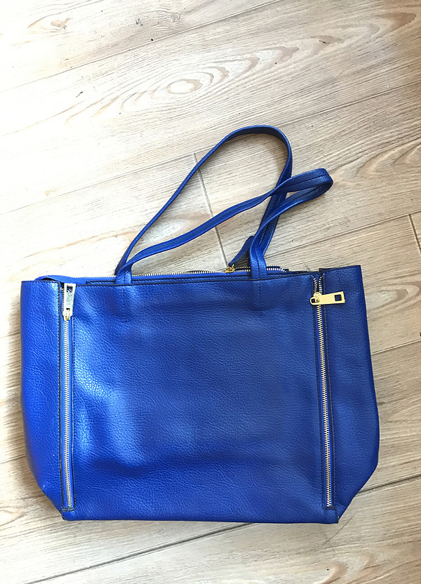 Lacivert kol çantası  - Görsel 4