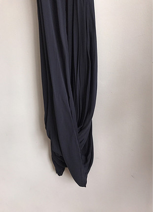 36 Beden Lacivert elbise uzun