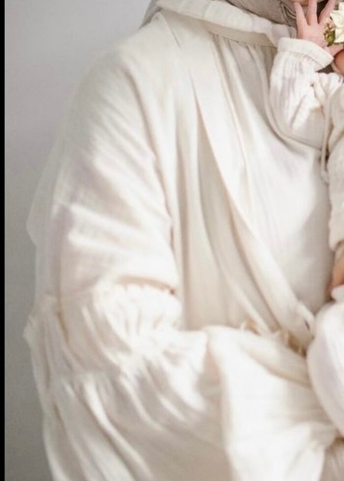 Müslin ikili elbise - Görsel 5