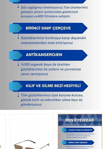 Gri Çerçeveli Kadın Güneş Gözlüğü - Görsel 6