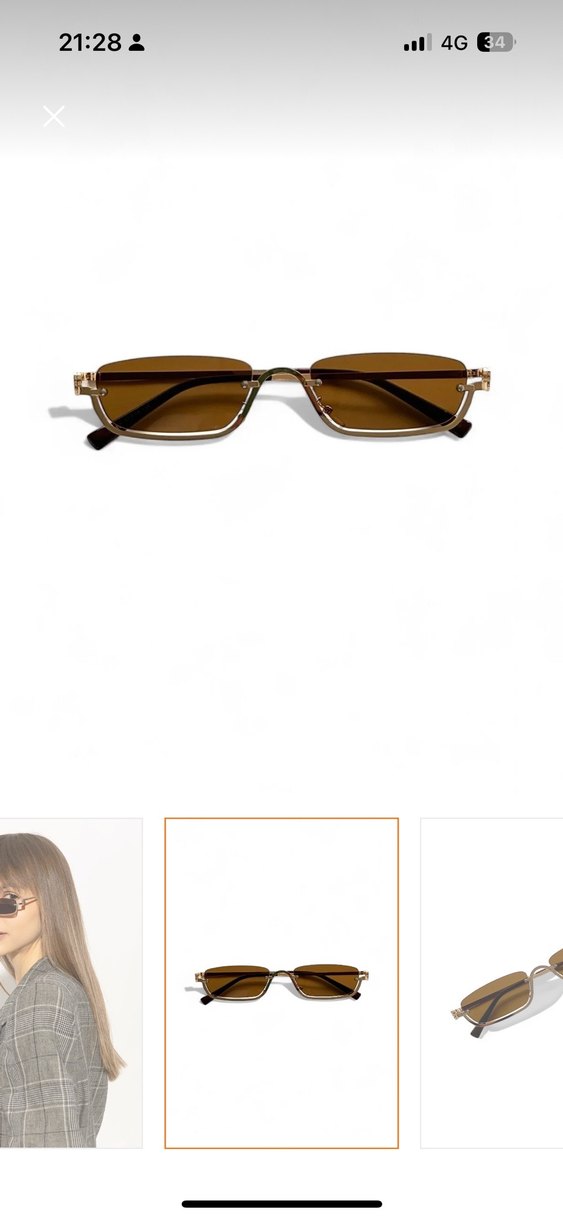 Gri Çerçeveli Kadın Güneş Gözlüğü - Görsel 3