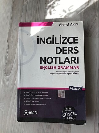 Akın dil ingilizce ders notları