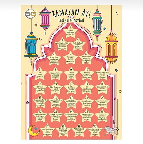 Ramazan etkinlik takvimi
