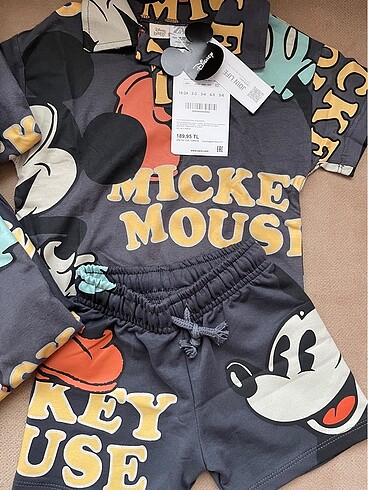 Zara Zara mickey mouse takım