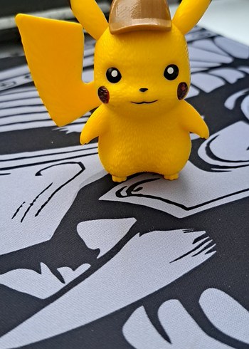 ışıklı pokemon Dedektif Pikachu Figürü - Görsel 3