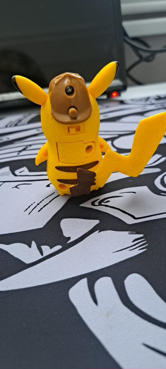 ışıklı pokemon Dedektif Pikachu Figürü - Görsel 2