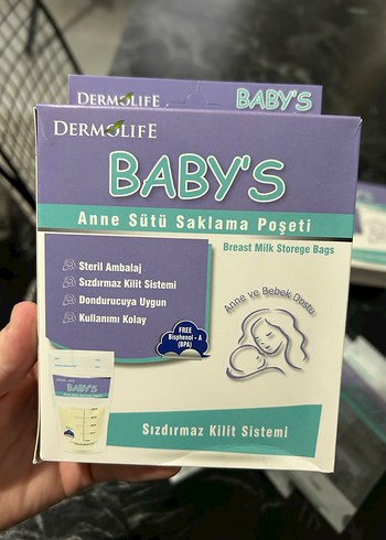 Bebek Süt Saklama Poşeti 74 adet - Görsel 2