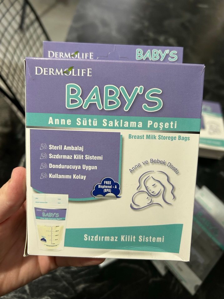 Bebek Süt Saklama Poşeti 74 adet - Görsel 2