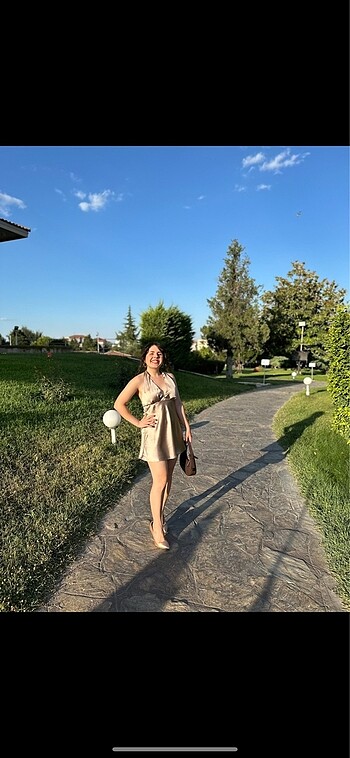 Zara Saten Elbise