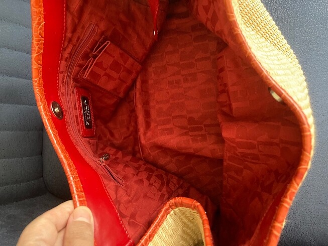 Beden camel Renk Furla şık kol çantası