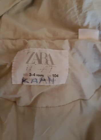 Zara çocuk yağmurluk  - Görsel 2