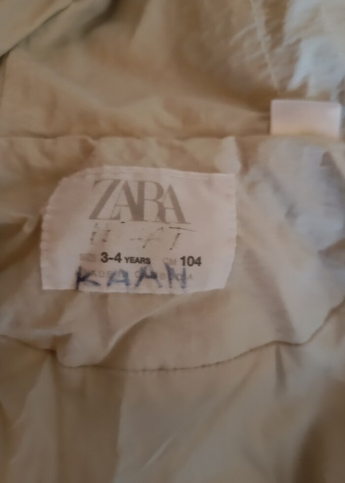 Zara çocuk yağmurluk  - Görsel 2