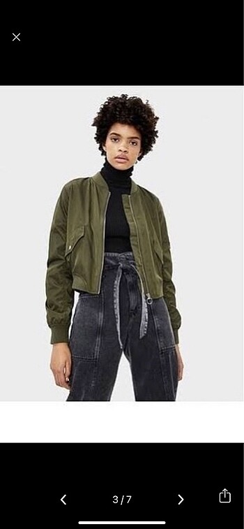 36 Beden Bershka Bomber Mont