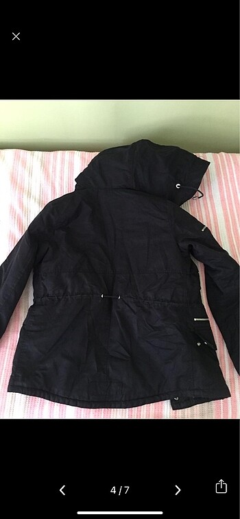 34 Beden siyah Renk Bershka Mont