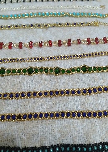 Renkli İşlemeli Boncuklu Bohem Bileklikler - Görsel 11