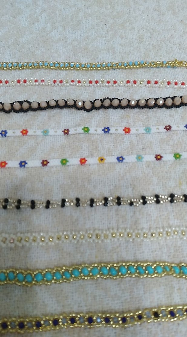 Renkli İşlemeli Boncuklu Bohem Bileklikler - Görsel 2