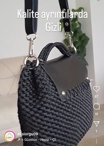 Bej Deri Bohem Kadın Çapraz Çanta - Görsel 5