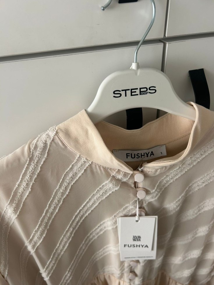 Diger Beyaz Uzun Bohem Elbise - Görsel 2