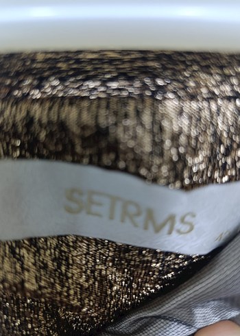 Desenli Uzun Kollu Kahverengi Kadın Elbise - Görsel 9