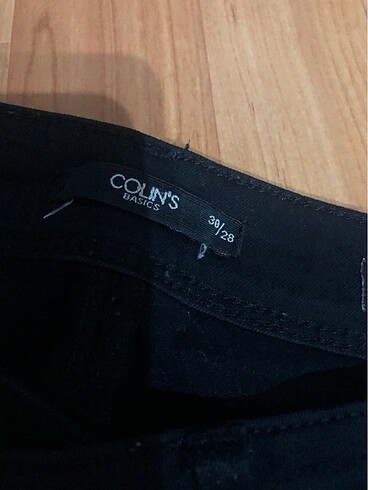 m Beden siyah Renk Collins sıfır ayarında kot