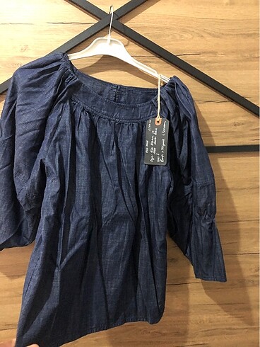 Zara Sıgır kot gömlek. Karpuz kol