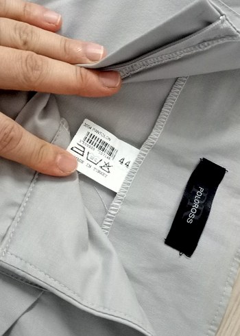 Gri Kumaş Çok Şık Pantolon - Görsel 3