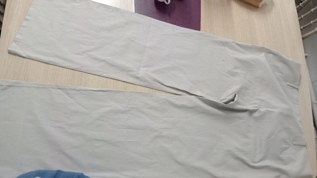 Gri Kumaş Çok Şık Pantolon - Görsel 5