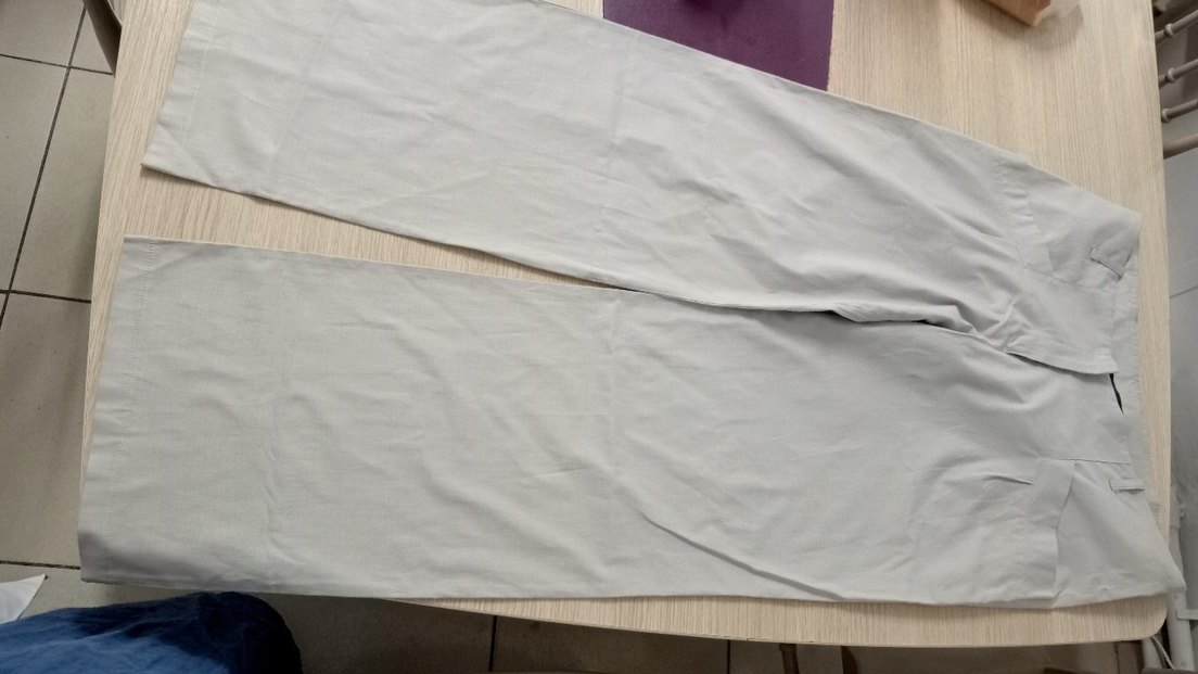 Gri Kumaş Çok Şık Pantolon - Görsel 2