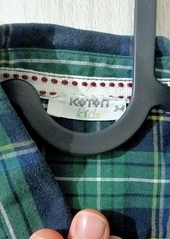 Koton 3-4 Yaş, Ekoseli Gömlek - Görsel 2