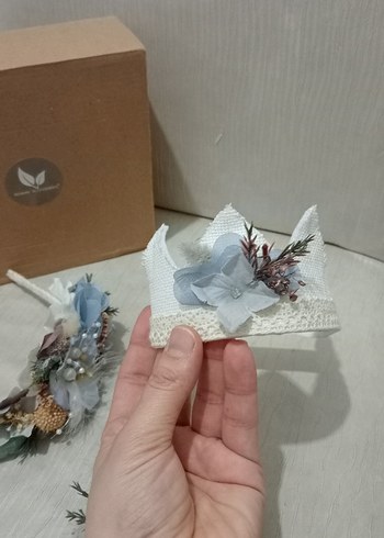 Erkek bebek için lohusa taç ve süs - Görsel 7